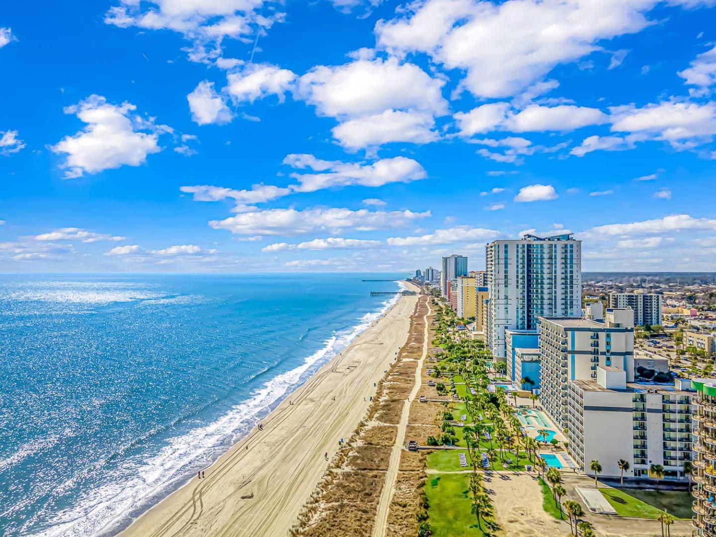 Ocean View Double Suite! Sleeps 4 Meridian Plaza 705 Myrtle Beach Exterior photo
