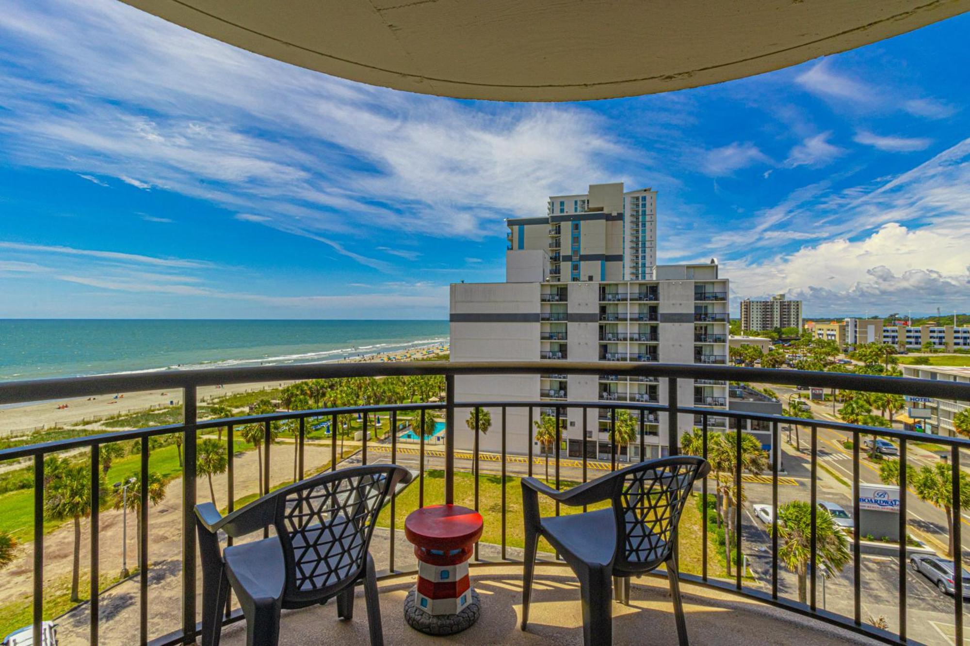 Ocean View Double Suite! Sleeps 4 Meridian Plaza 705 Myrtle Beach Exterior photo