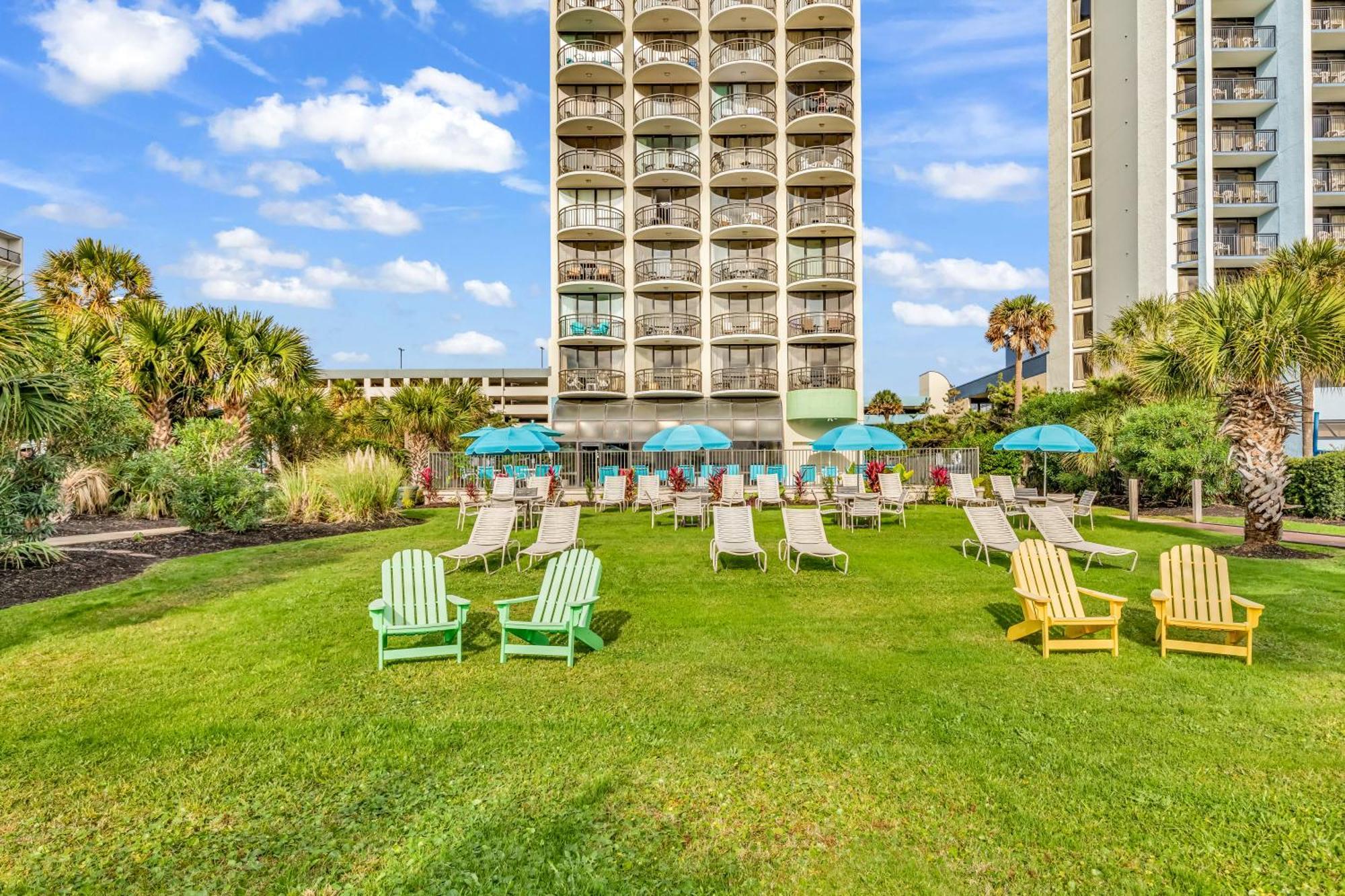 Ocean View Double Suite! Sleeps 4 Meridian Plaza 705 Myrtle Beach Exterior photo