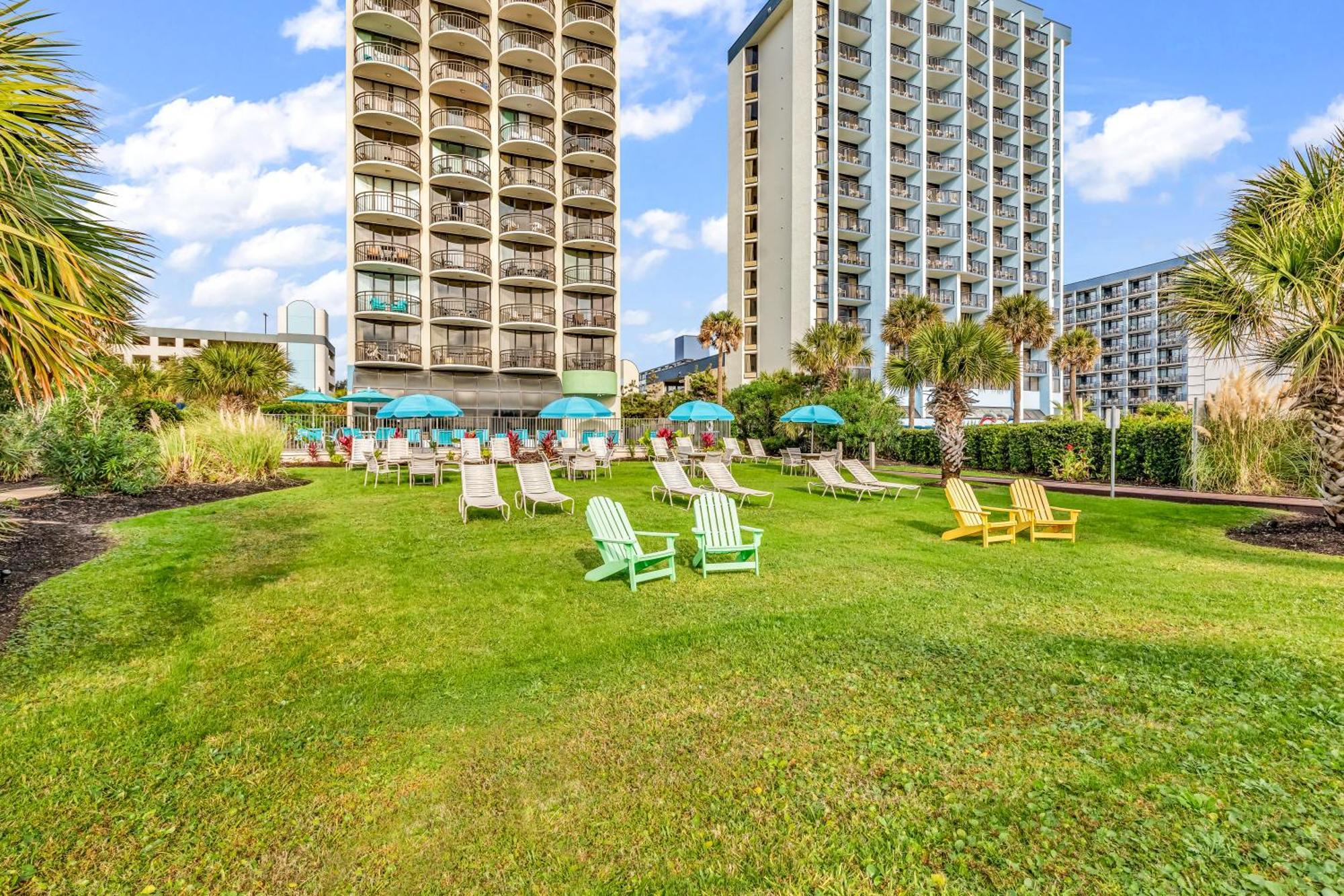 Ocean View Double Suite! Sleeps 4 Meridian Plaza 705 Myrtle Beach Exterior photo