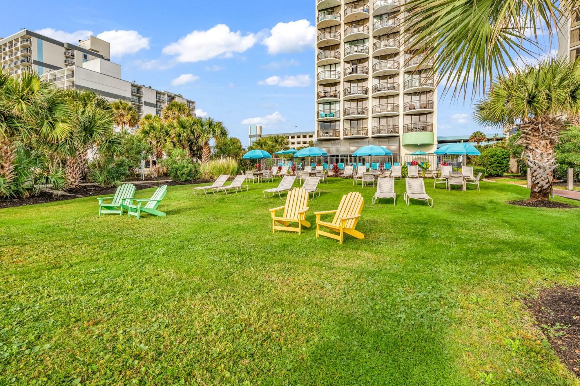 Ocean View Double Suite! Sleeps 4 Meridian Plaza 705 Myrtle Beach Exterior photo