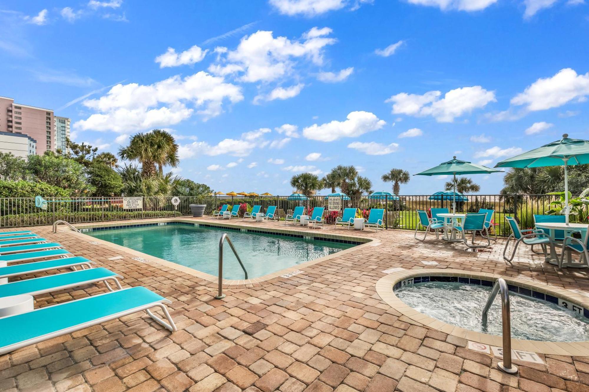 Ocean View Double Suite! Sleeps 4 Meridian Plaza 705 Myrtle Beach Exterior photo