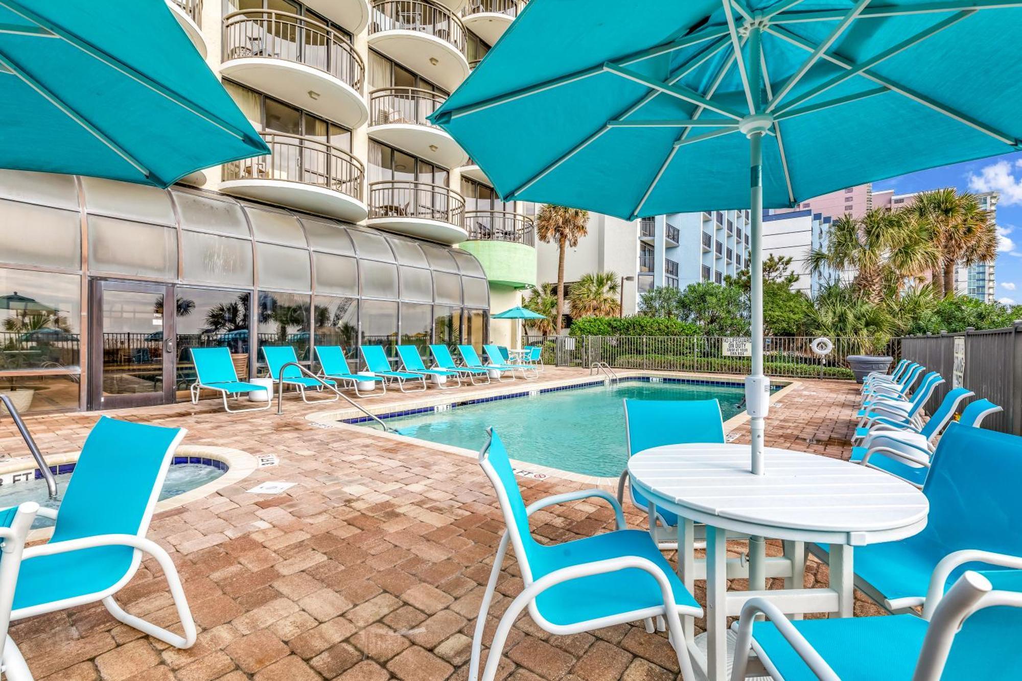 Ocean View Double Suite! Sleeps 4 Meridian Plaza 705 Myrtle Beach Exterior photo