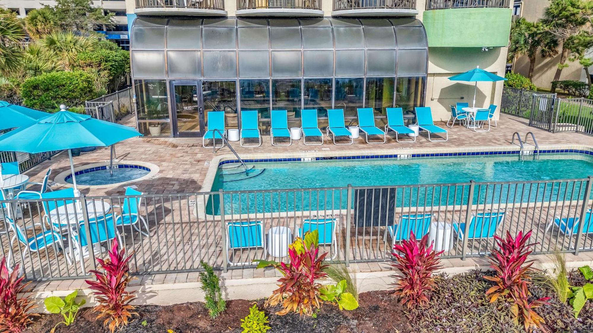 Ocean View Double Suite! Sleeps 4 Meridian Plaza 705 Myrtle Beach Exterior photo