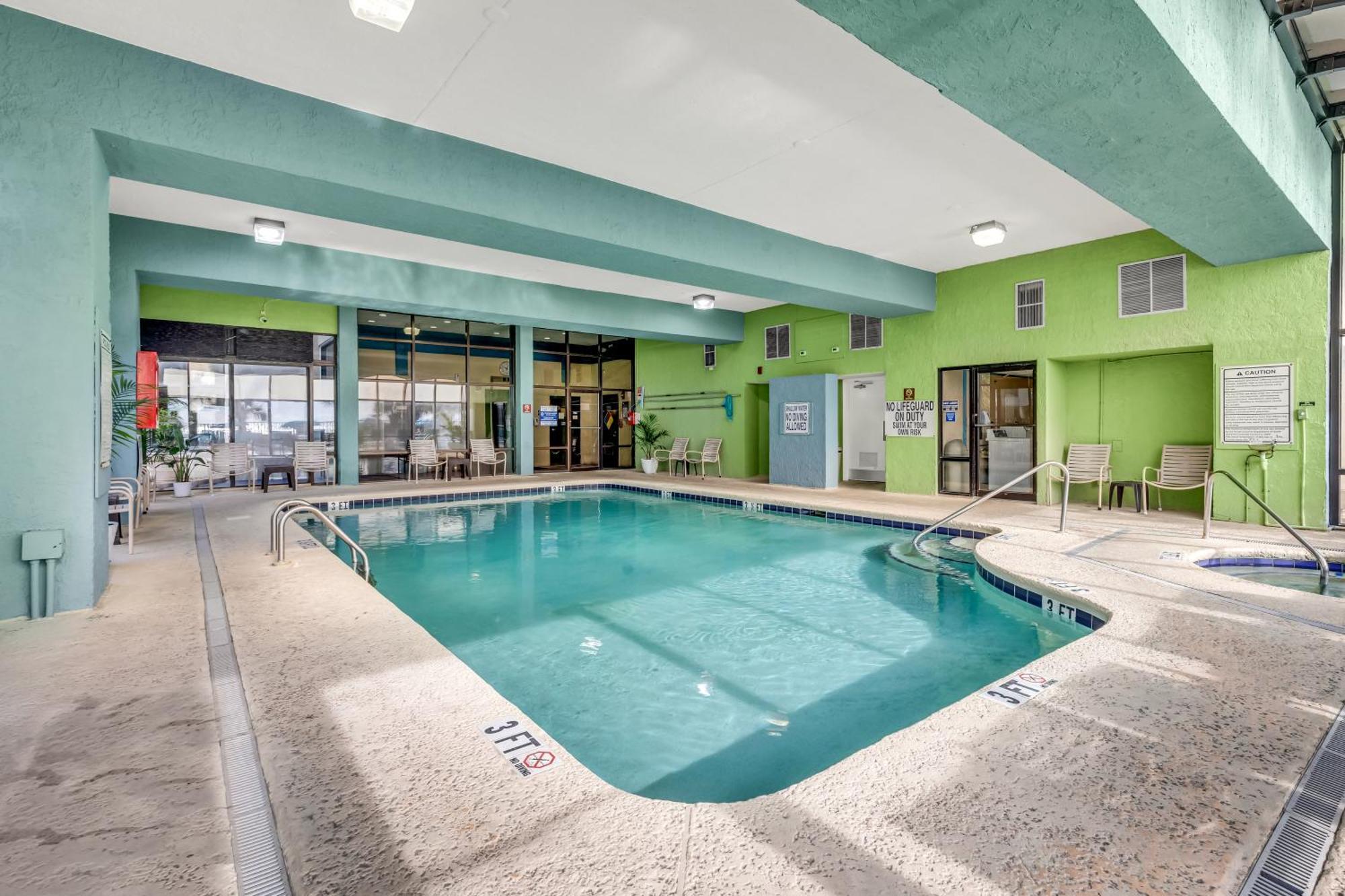 Ocean View Double Suite! Sleeps 4 Meridian Plaza 705 Myrtle Beach Exterior photo