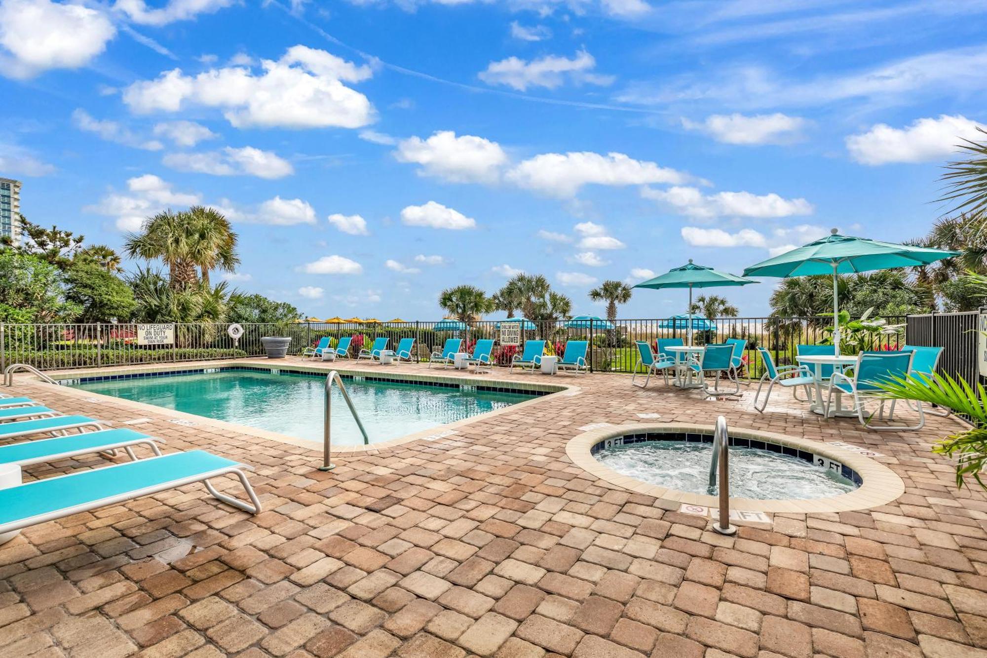 Ocean View Double Suite! Sleeps 4 Meridian Plaza 705 Myrtle Beach Exterior photo