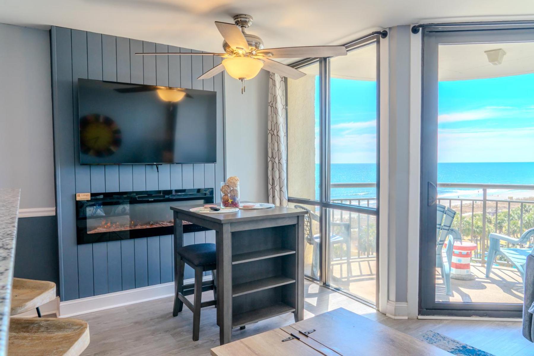 Ocean View Double Suite! Sleeps 4 Meridian Plaza 705 Myrtle Beach Exterior photo